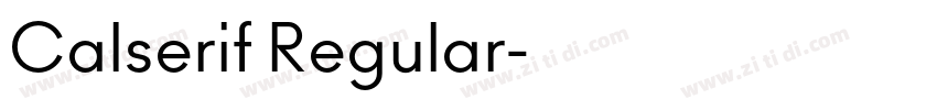 Calserif Regular字体转换 Calserif Regular字体转换